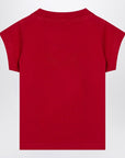 Balenciaga Red cropped t-shirt Keep Calm