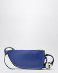 Burberry Medium Shield blue leather bag