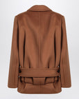 Saint Laurent Camel wool short coat