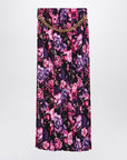 Balenciaga Long pleated floral skirt