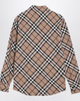 Burberry Check pattern wool blend shirt