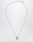 Alexander McQueen Skull necklace in palladium