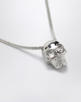 Alexander McQueen Skull necklace in palladium