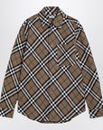 Burberry Beige Check Cotton Shirt