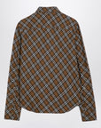 Burberry Oxid-coloured Check cotton shirt