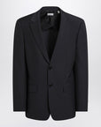 Burberry Navy blue wool blend jacket