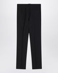 Burberry Classic navy blue wool blend trousers