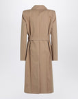 Alexander McQueen Beige trench coat with belt