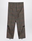Burberry Cargo pants check pattern in silk blend