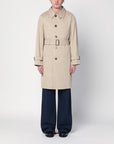 Burberry Beige cotton trench coat with belt