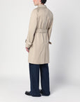 Burberry Beige cotton trench coat with belt