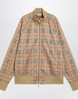 Burberry Beige sweatshirt with Check motif in jacquard