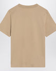 Burberry Light beige T-shirt with Equestrian Knight Design