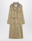 Burberry Castleford double-breasted trench with Check collar