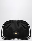 Burberry Reversible pouch in black nylon with Check pattern