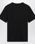 Burberry Black T-shirt with Equestrian Knight Design