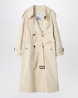Burberry Light beige cotton Fitzrovia trench coat