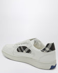 Burberry Leather and Check Sneaker Terrace