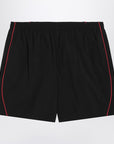 Balenciaga Black technical fabric short with logo