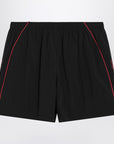 Balenciaga Black technical fabric short with logo