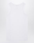 Alexander McQueen White cotton tank top