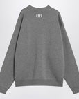 Balenciaga Grey cotton sweater with logo