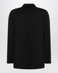 Saint Laurent Black grain de poudre tuxedo jacket