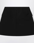 Alexander McQueen Black wool mini skirt