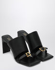 Balenciaga Black leather Bel Air sandals
