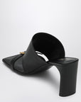 Balenciaga Black leather Bel Air sandals