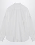Balenciaga White Uniform Merch button-down shirt