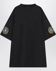 Balenciaga Faded black dry fleece Uniform Merch T-shirt