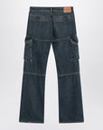 Balenciaga Blue Cargo Regular jeans with a faded effect