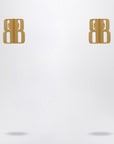 Balenciaga Nano XS gold Stud Earrings