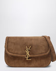 Saint Laurent Borsa Solferino medium in suede Caramel Cognac