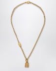 Balenciaga Nano necklace in gold brass