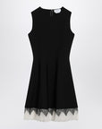Alexander McQueen Dress with black/ivory spiderweb lace