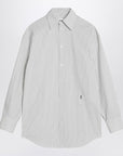 Saint Laurent Cassandre black/white pinstripe shirt