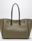 Balenciaga Carry All Bel Air Media bag in khaki canvas