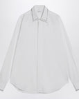 Alexander McQueen White cotton shirt with studs