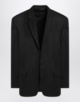 Balenciaga Single-breasted jacket black in wool