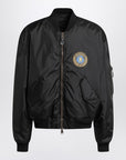 Balenciaga Black nylon Uniform Merch Large Fit bomber