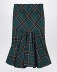 Alexander McQueen Flared skirt in wool tartan