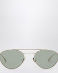 Saint Laurent SL 97 gold/green sunglasses