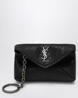 Saint Laurent Keychain case Envelope Cassandre black