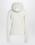 Moncler Grenoble White padded hoodie