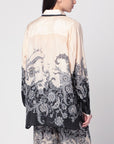 ZIMMERMANN Cream Rhiannon shirt with fantasy print
