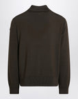 Moncler Cardigan with padded nylon knit sleeves