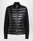 Moncler Black padded zip-up cardigan