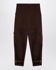 Moschino Brown wide cargo trousers